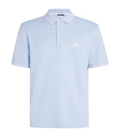 C.p. Company C. P. Company Logo Polo Shirt In Blue
