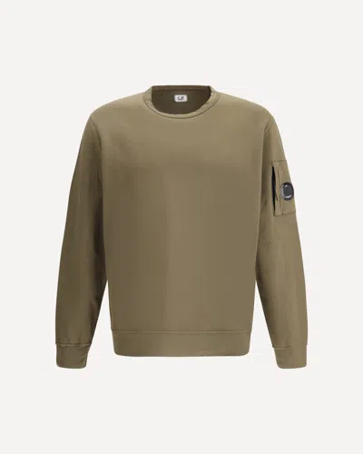 C.p. Company C. P. Company Long Sleeve Jersey With Iconic Lens In Green