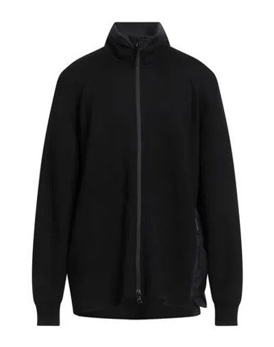 C.P. COMPANY C. P. COMPANY MAN CARDIGAN BLACK SIZE 3XL COTTON, POLYAMIDE