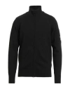 C.p. Company C. P. Company Man Cardigan Black Size 44 Wool, Polyamide