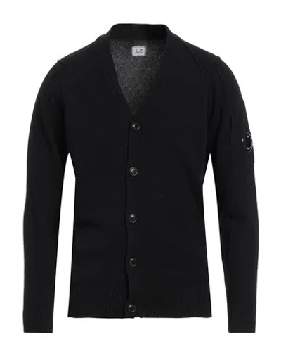 C.p. Company C. P. Company Man Cardigan Black Size 42 Wool, Polyamide