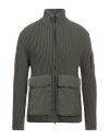C.p. Company C. P. Company Man Cardigan Dark Green Size 46 Wool, Polyamide In Green