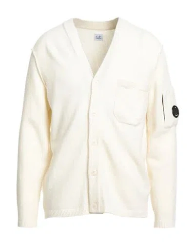C.p. Company C. P. Company Man Cardigan Ivory Size Xxl Polyamide, Wool, Acrylic, Alpaca Wool, Elastane In Multi