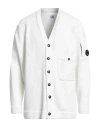 C.p. Company C. P. Company Man Cardigan White Size 3xl Cotton