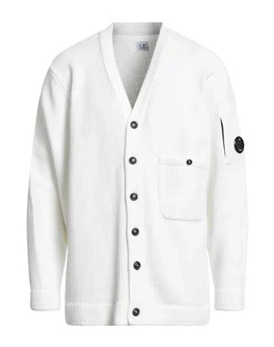 C.p. Company C. P. Company Man Cardigan White Size 3xl Cotton