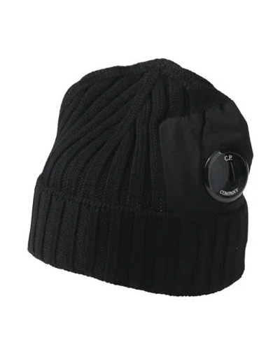 C.p. Company C. P. Company Man Hat Black Size Onesize Wool, Polyamide