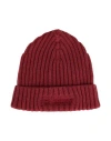 C.p. Company C. P. Company Man Hat Brick Size Onesize Wool, Polyamide In Red