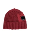 C.p. Company C. P. Company Man Hat Brick Size Onesize Wool, Polyamide In Red
