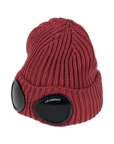 C.p. Company C. P. Company Man Hat Brick Size Onesize Wool In Red