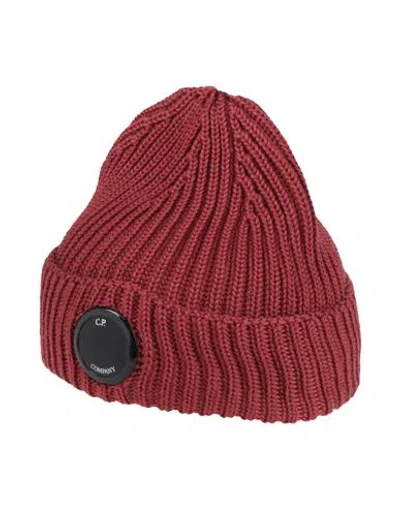 C.p. Company C. P. Company Man Hat Brick Size Onesize Wool In Red
