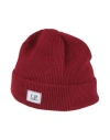C.p. Company C. P. Company Man Hat Burgundy Size Onesize Virgin Wool, Polyester In Red