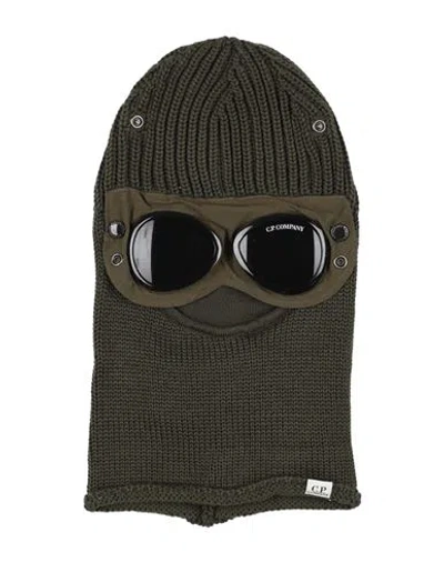 C.p. Company C. P. Company Man Hat Dark Green Size Onesize Wool, Polyamide