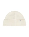 C.p. Company C. P. Company Man Hat Ivory Size Onesize Virgin Wool, Polyester In White