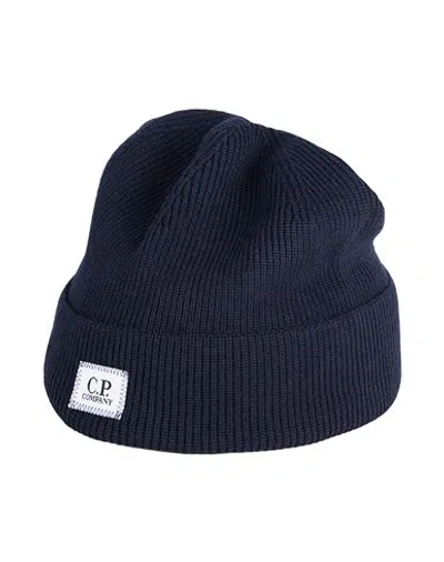 C.p. Company C. P. Company Man Hat Midnight Blue Size Onesize Virgin Wool, Polyester