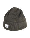 C.p. Company C. P. Company Man Hat Charcoal Size Onesize Virgin Wool, Polyester In Grey