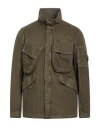 C.p. Company C. P. Company Man Jacket Dark Green Size 36 Cotton, Polyamide, Polyurethane Resin In Green
