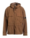 C.p. Company C. P. Company Man Jacket Khaki Size 3xl Polyamide In Brown