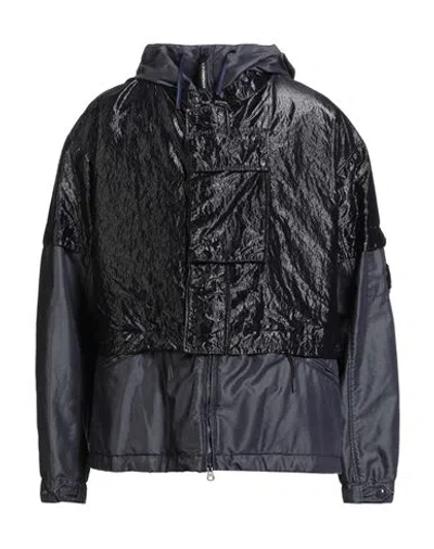 C.p. Company C. P. Company Man Jacket Navy Size 44 Cotton, Polyester, Polyamide In Black