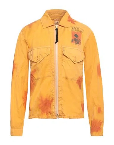 C.p. Company C. P. Company Man Jacket Ocher Size 40 Polyamide In Yellow