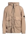 C.p. Company Elevated Urban Style Beige Polyamide Jacket In Beige