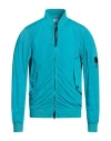 C.p. Company C. P. Company Man Jacket Turquoise Size 38 Polyamide, Elastane In Blue