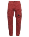 C.p. Company C. P. Company Man Pants Brick Size 42 Cotton, Elastane In Red