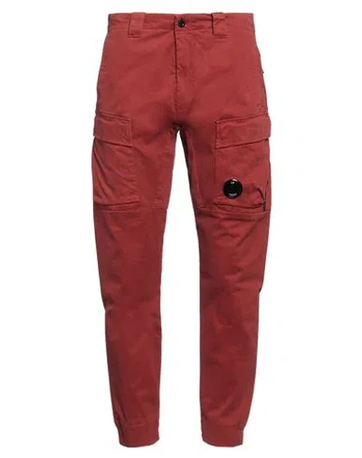 C.p. Company C. P. Company Man Pants Brick Size 42 Cotton, Elastane In Red