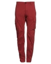 C.p. Company C. P. Company Man Pants Brick Size 42 Cotton, Elastane In Red