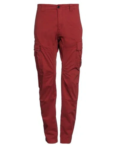 C.p. Company C. P. Company Man Pants Brick Size 42 Cotton, Elastane In Red