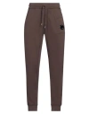 C.p. Company Brown Lens Sweatpants In 365 Bracken