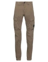 C.p. Company C. P. Company Man Pants Khaki Size 26 Cotton, Elastane In Beige