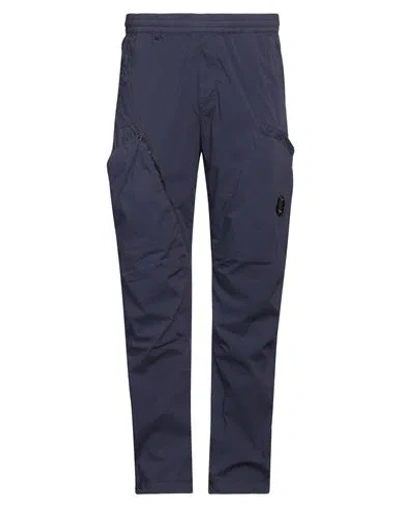 C.p. Company C. P. Company Man Pants Navy Size 38 Cotton, Polyamide, Elastane In Blue