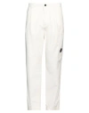 C.p. Company C. P. Company Man Pants Off White Size 36 Cotton, Linen
