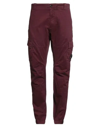 C.p. Company C. P. Company Man Pants Plum Size 40 Cotton, Elastane