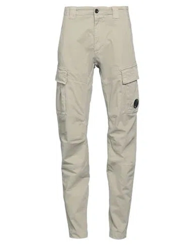 C.p. Company Pants  Men Color Beige In Sage Green