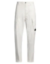 C.p. Company C. P. Company Man Pants White Size 34 Cotton, Elastane In White