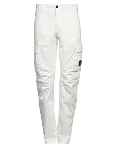 C.P. COMPANY C. P. COMPANY MAN PANTS WHITE SIZE 36 COTTON, ELASTANE