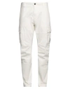 C.p. Company C. P. Company Man Pants White Size 40 Cotton, Elastane