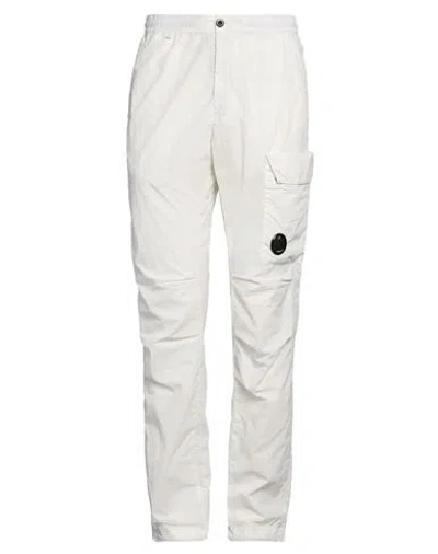 C.P. COMPANY C. P. COMPANY MAN PANTS WHITE SIZE 40 POLYAMIDE