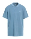 C.p. Company C. P. Company Man Polo Shirt Light Blue Size 3xl Cotton