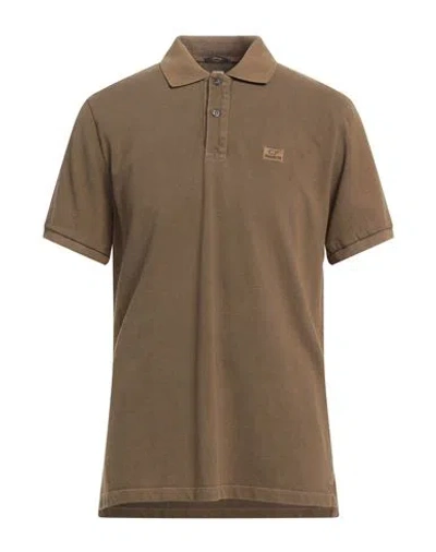 C.p. Company C. P. Company Man Polo Shirt Military Green Size 3xl Cotton