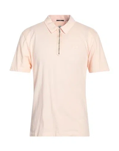 C.p. Company C. P. Company Man Polo Shirt Salmon Pink Size Xs Cotton, Polyamide