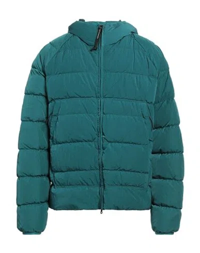 C.p. Company C. P. Company Man Puffer Deep Jade Size 44 Polyamide In Green