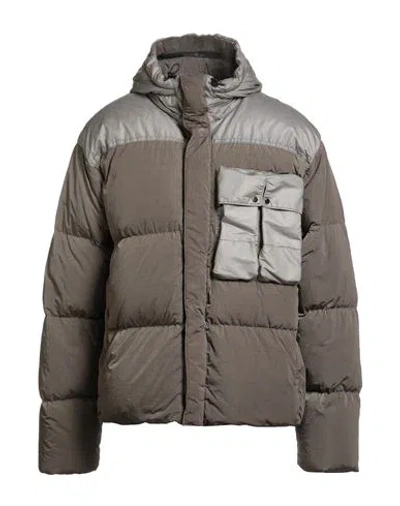 C.p. Company C. P. Company Man Puffer Grey Size Xxl Polyamide In Green
