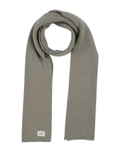 C.p. Company C. P. Company Man Scarf Grey Size - Virgin Wool, Polyester In Brown