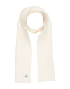 C.p. Company C. P. Company Man Scarf Ivory Size - Virgin Wool, Polyester In Animal Print