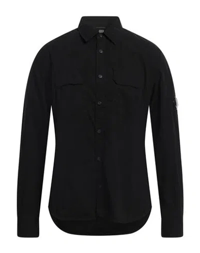 C.p. Company C. P. Company Man Shirt Black Size 3xl Cotton