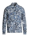 C.p. Company C. P. Company Man Shirt Blue Size M Cotton In Blue