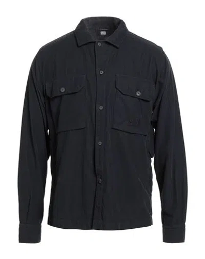 C.p. Company C. P. Company Man Shirt Midnight Blue Size Xxl Cotton