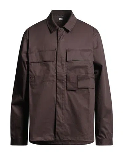 C.p. Company C. P. Company Man Shirt Chocolate Brown Size 3xl Cotton